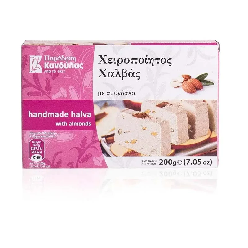 Халва "Kandys" с миндалем 200гр Греция