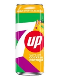 Напиток газ. "7Up" Coctail Exotique 0,330л Франция