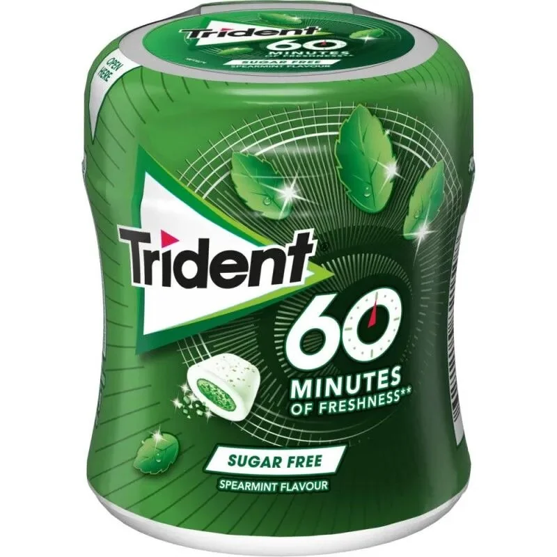 Жев. резинка ''Trident'' ментол 72гр Испания