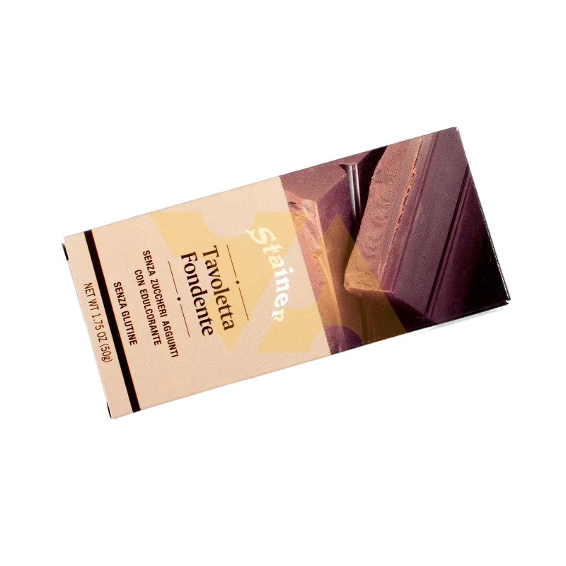 Шоколад "Stainer" тёмный без сахара 50гр Италия