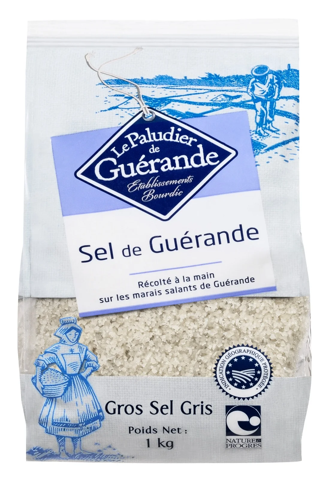 Соль "Le Paludier de Guérande" Герандская 1000гр