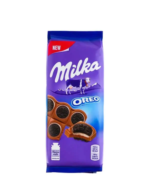 Шоколад "Milka" Oreo sandwich 92гр 