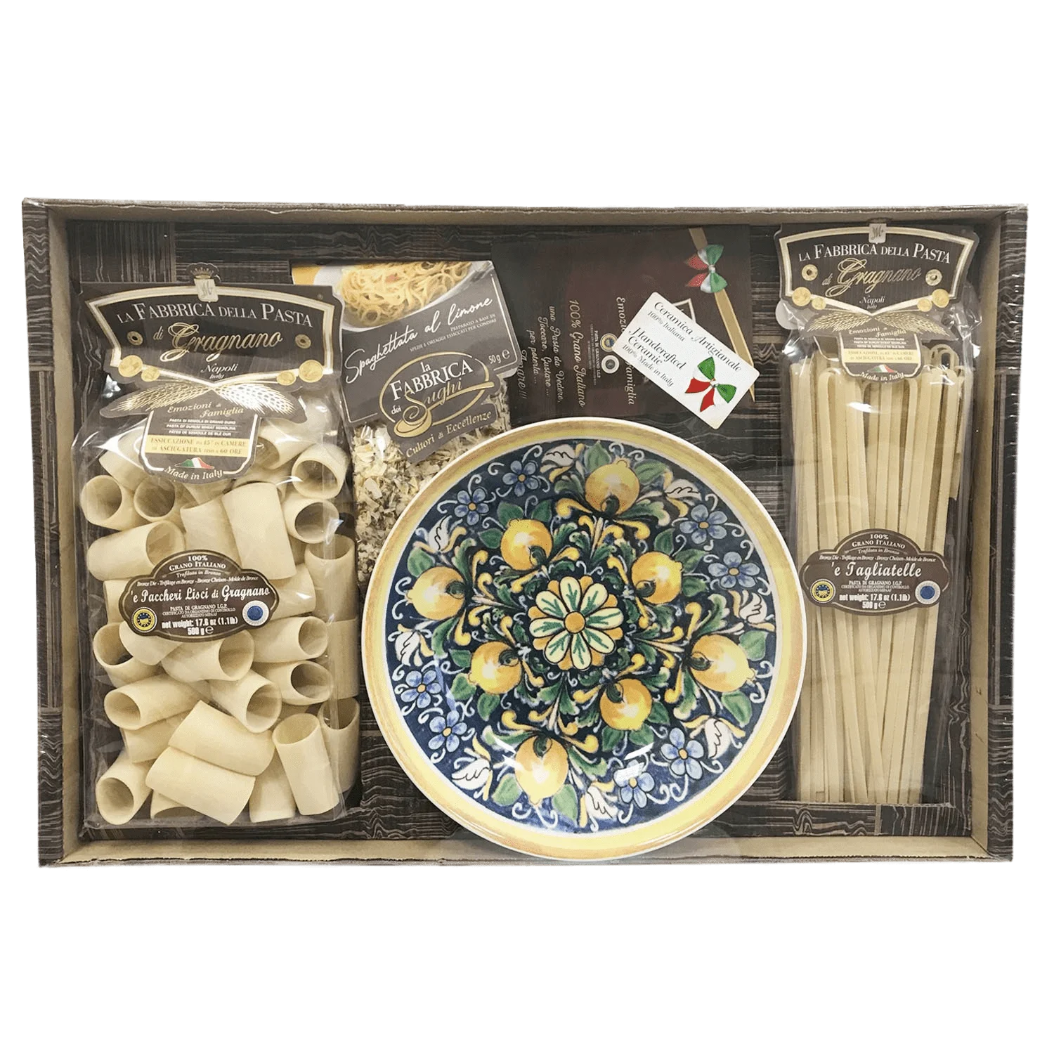 Набор подарочный "Амальфи Плюс (тарелка 25 см)" 1000 г Италия