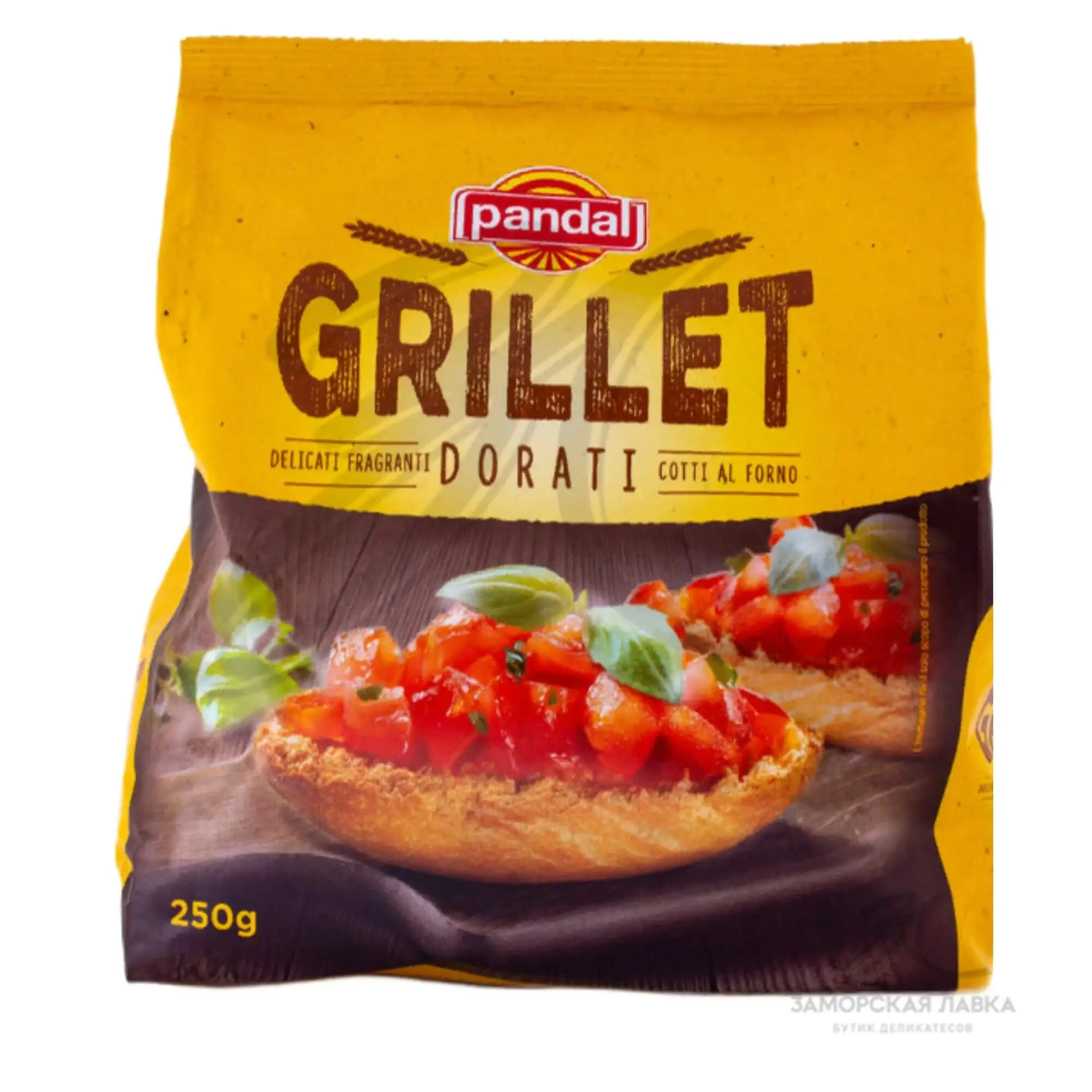 Кростини "Pandal" Grillet Dorati цельнозерновые 250 гр Италия