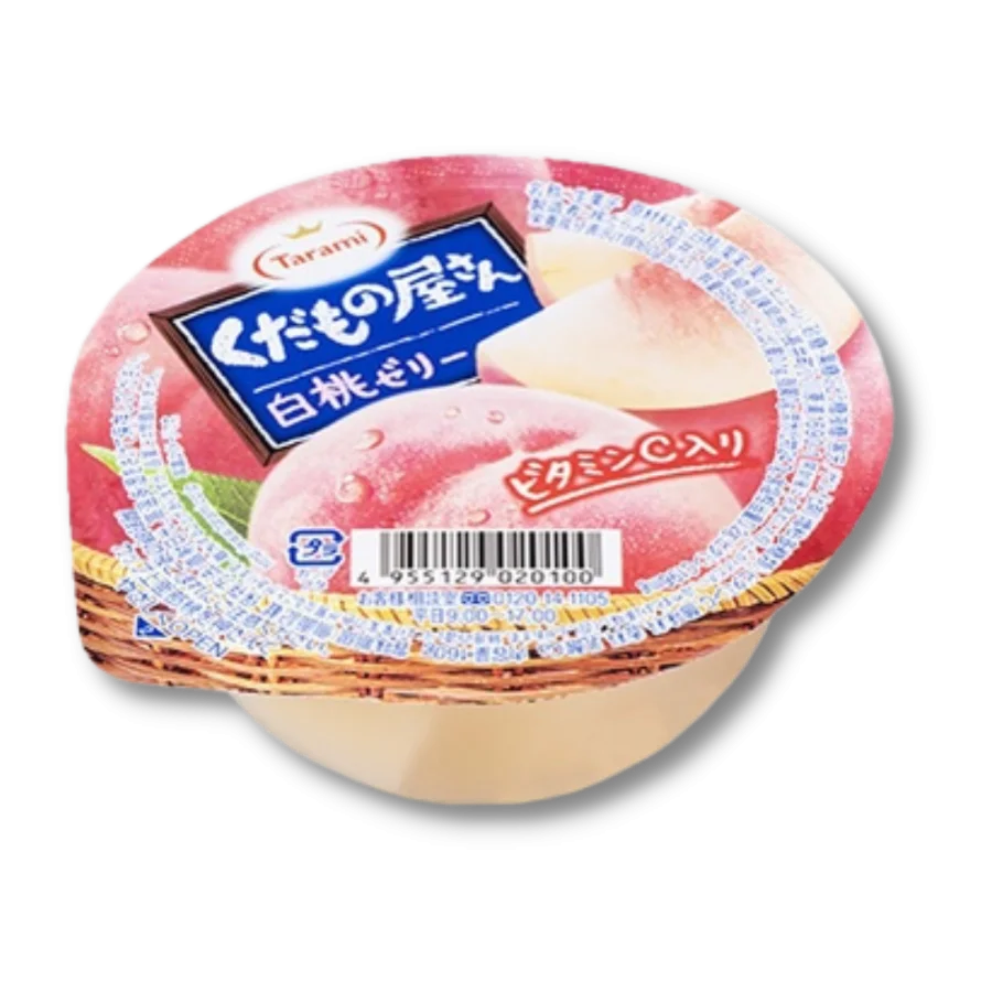 Желе фруктовое "Tarami" с белым персиком 160г Япония