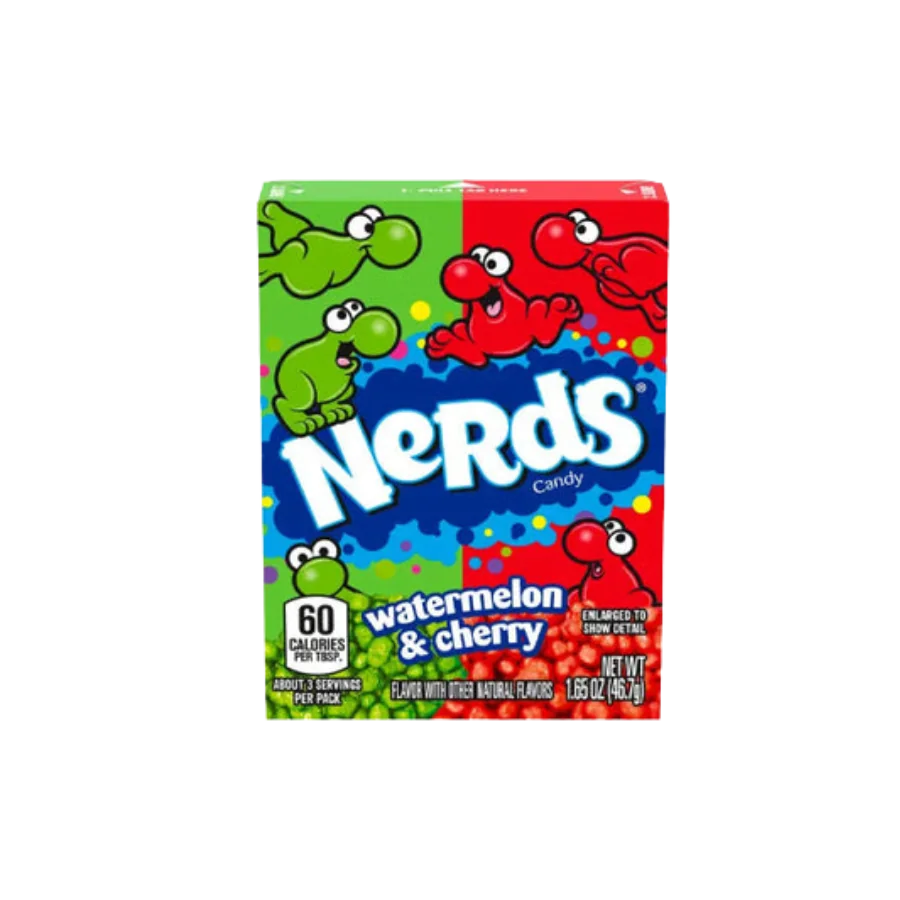 Леденец "Wonka Nerds" Арбуз и вишня 46.7гр США