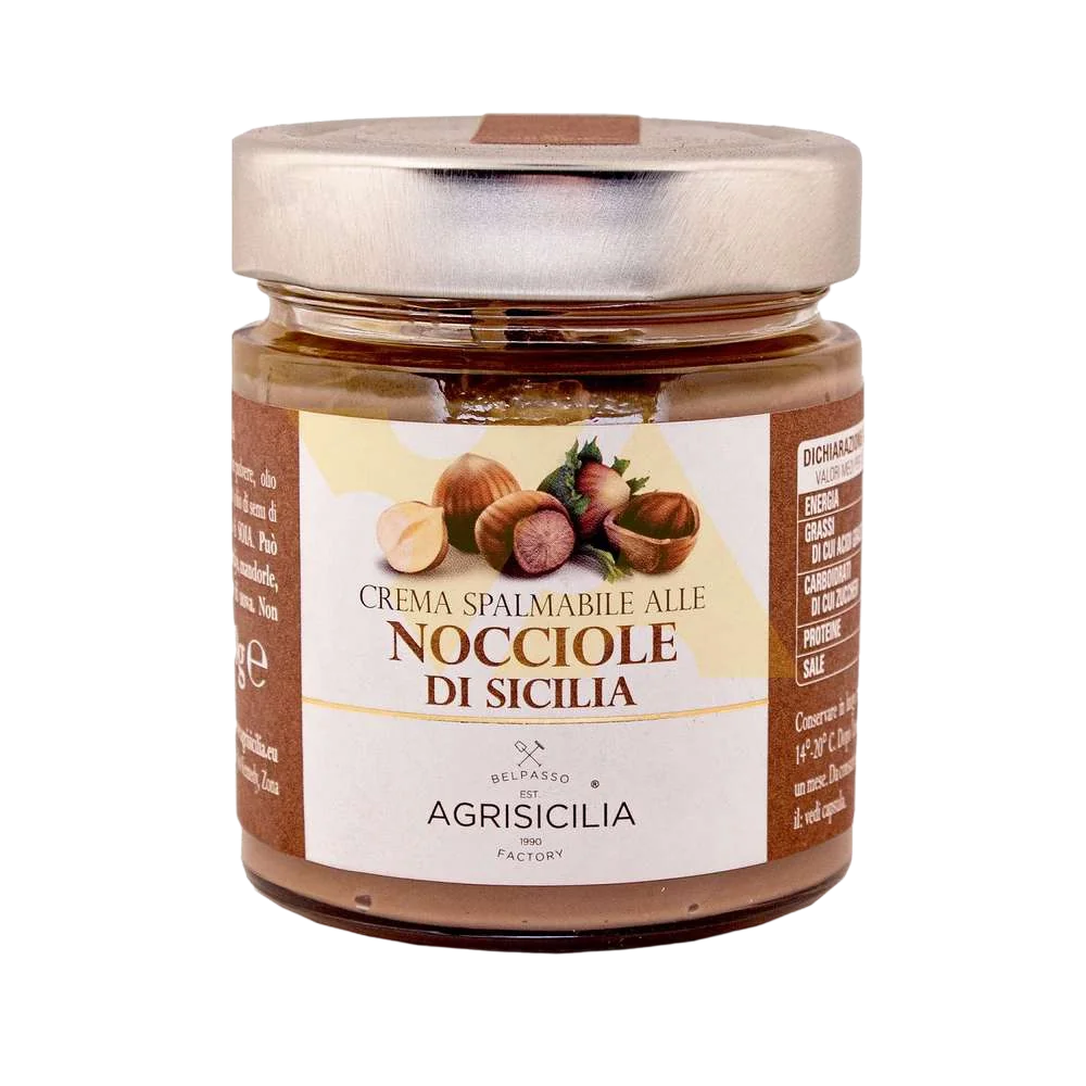 Крем "Agrisicilia" из сицилийского лесного ореха 200гр Италия