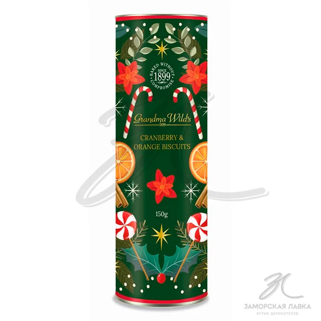 Печенье "Grandma Wild's" в подарочной тубе 150 гр Великобритания
