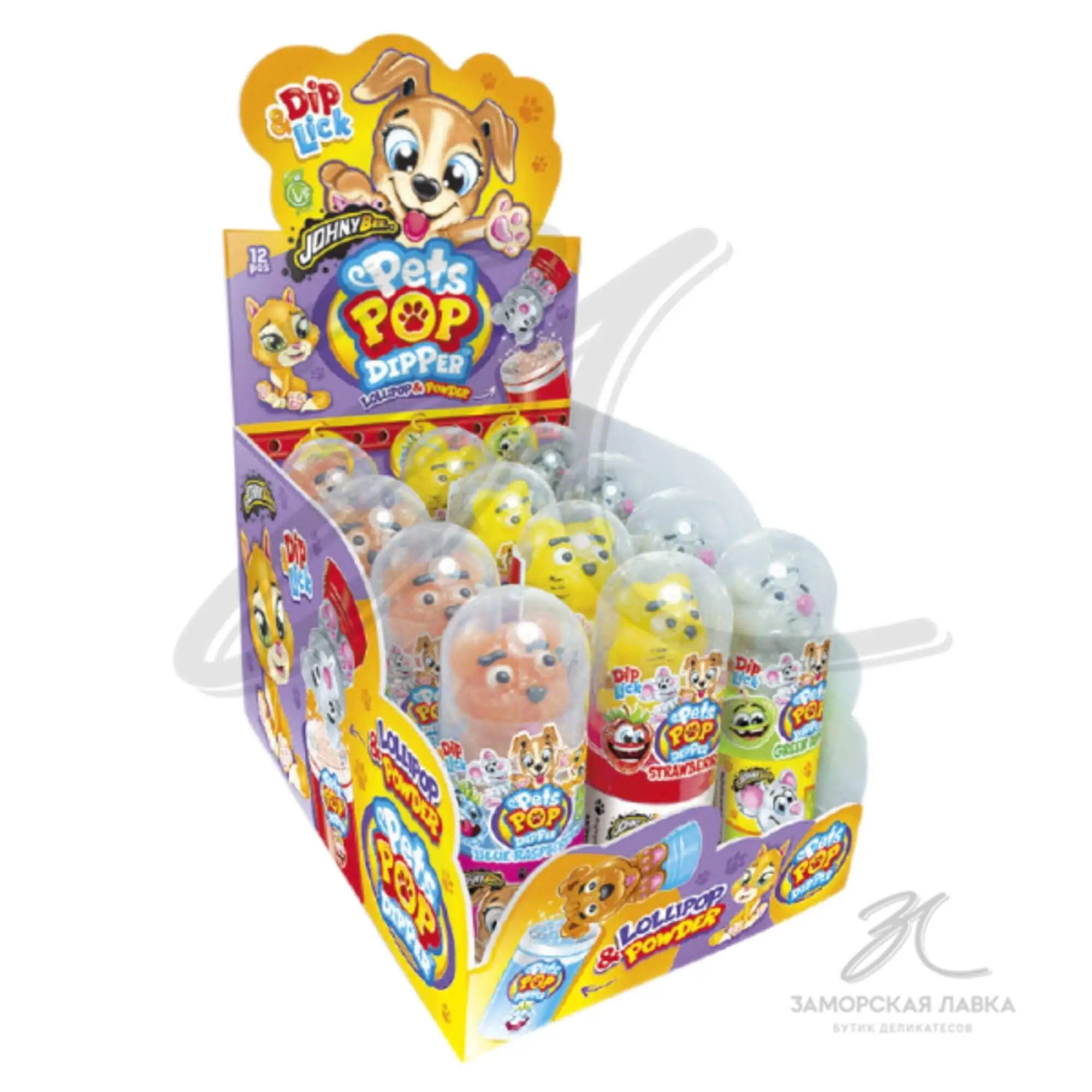 Леденец "Johny Bee" Pets Pop 40 гр