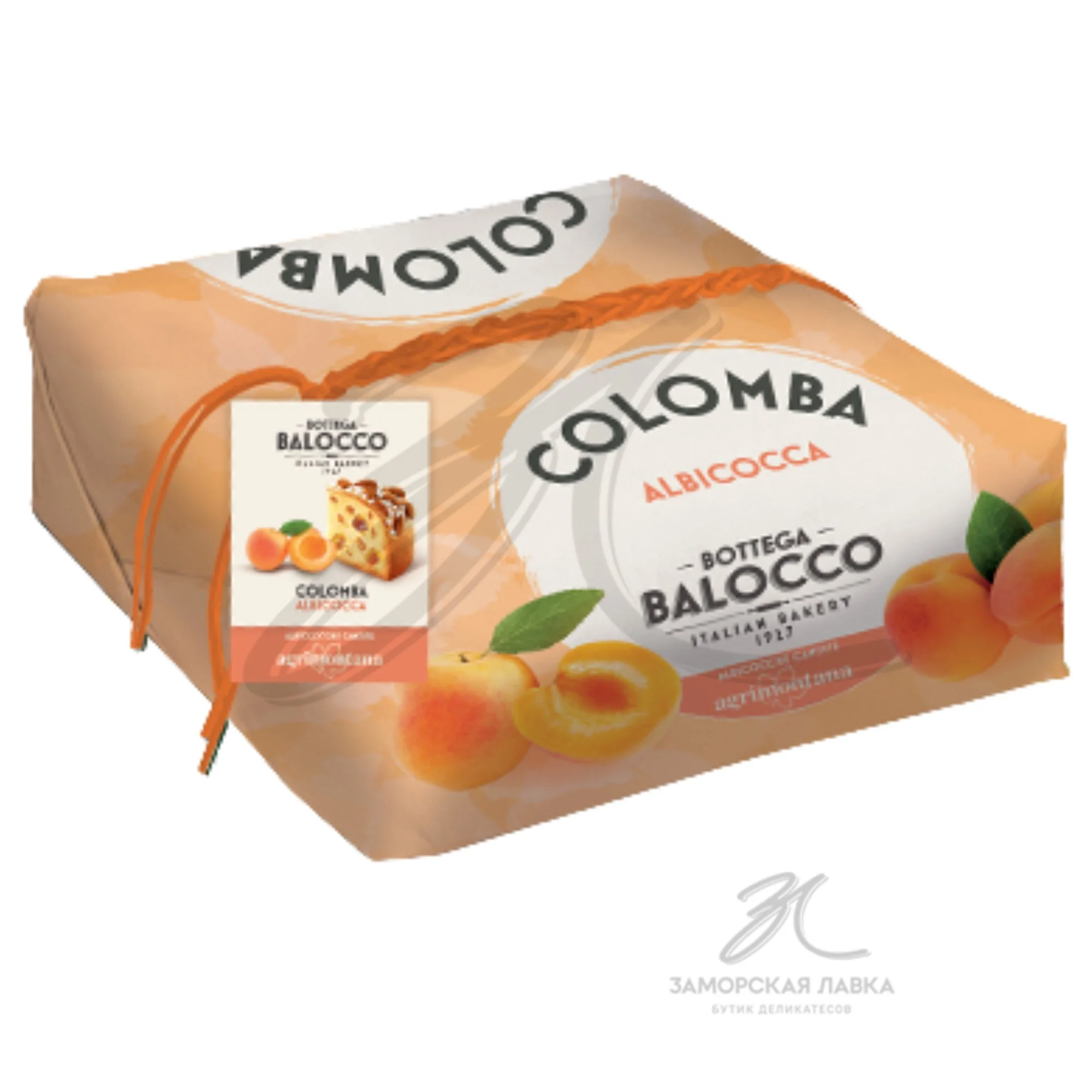 Коломба "Balocco" BOTTEGA с цукатами из абрикосов 750гр 