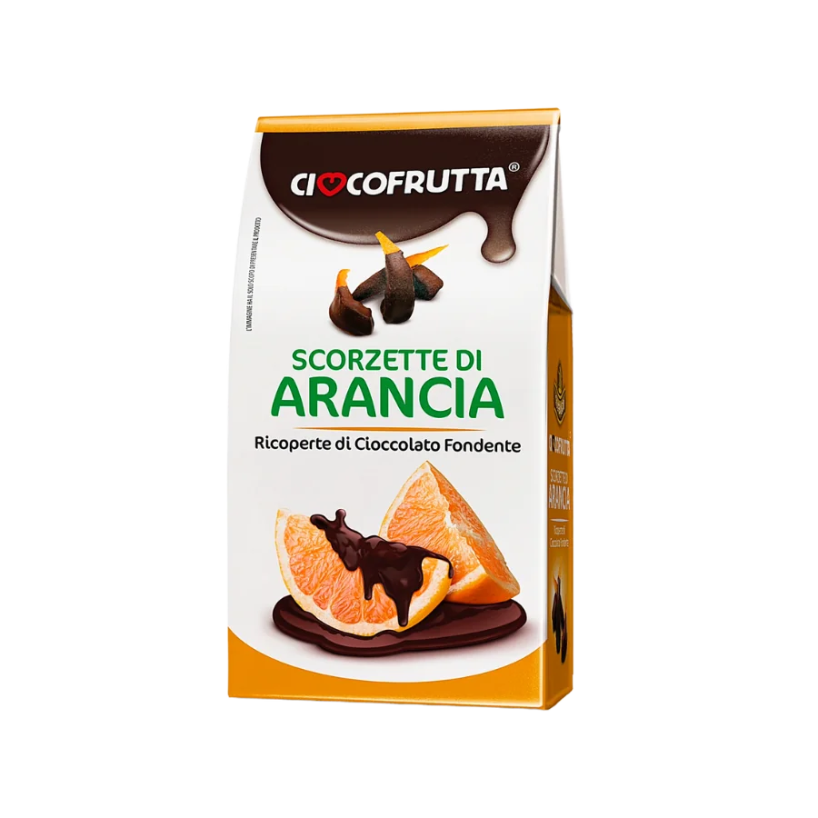 Цукаты "Cioccofrutta" апельсиновые в тем.шоколаде 150гр Италия
