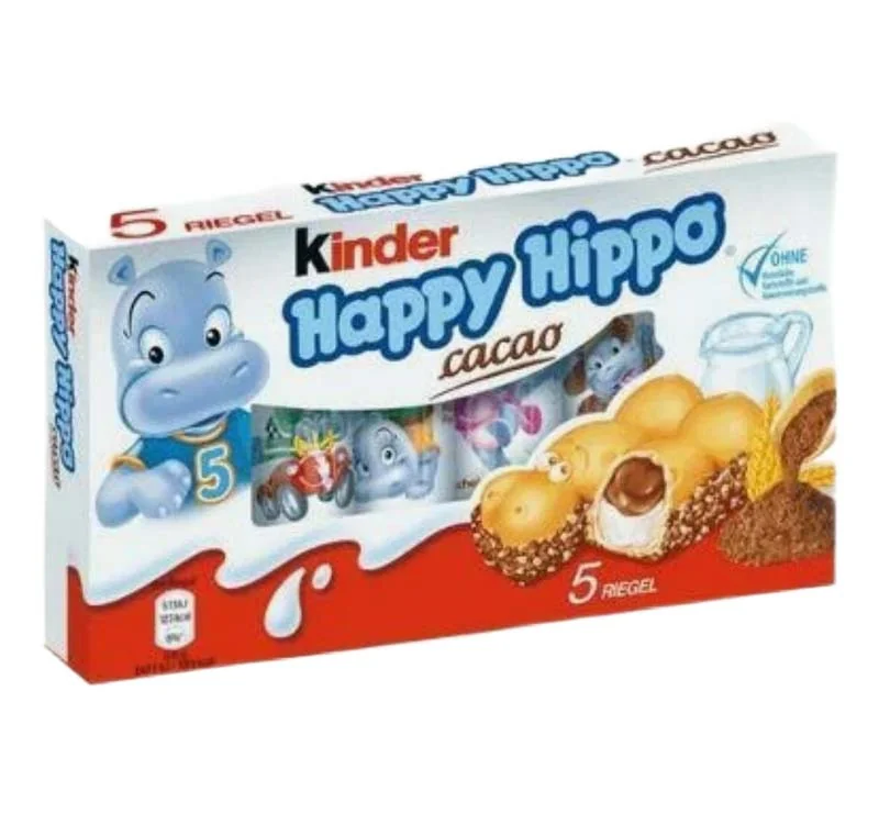 Печенье "Kinder Happy Hippo" Cacao 104 гр