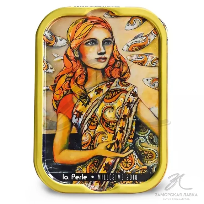 Сардины "La Perle" Millesime 2018 Delphine Cossais в оливковом масле 115 гр