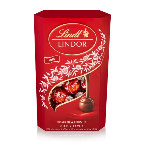 Конфеты "Lindor" Cornet Milk Pralines Blend 337гр