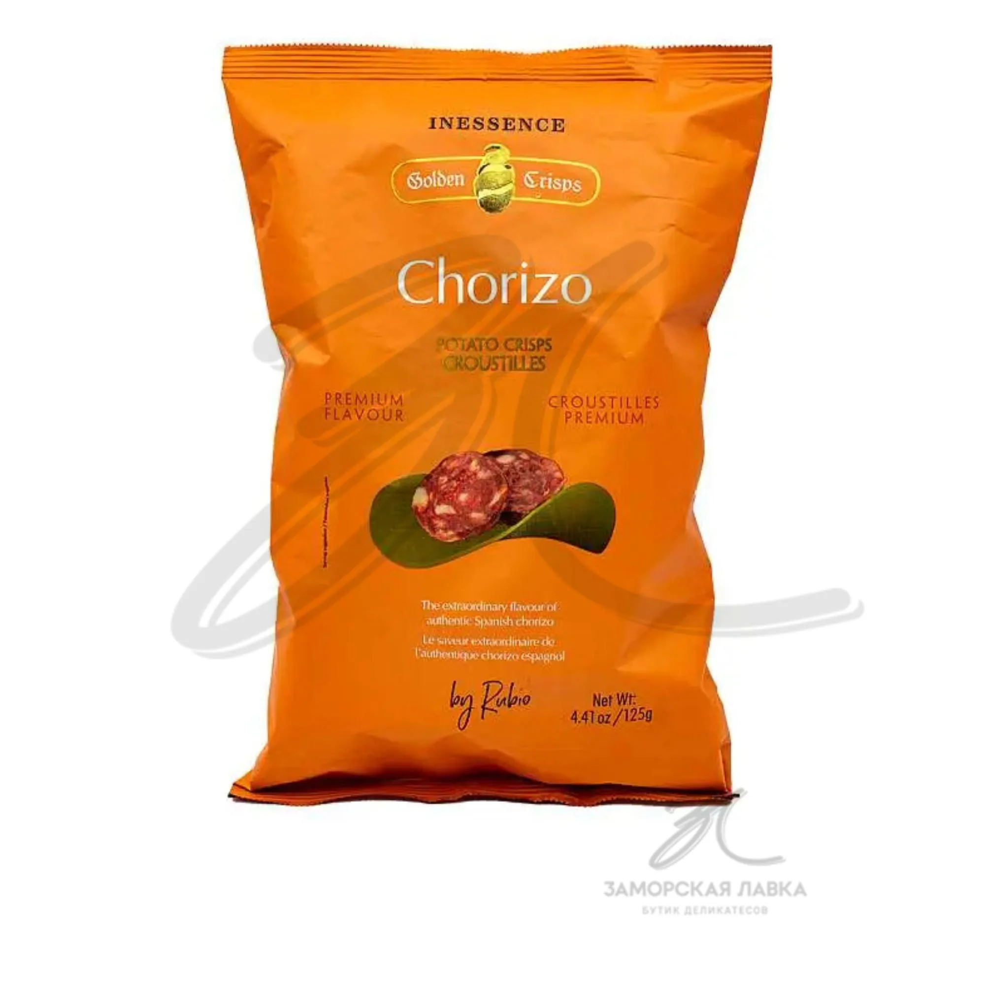 Чипсы "Rubio Snacks" со вкусом чоризо 125гр Испания