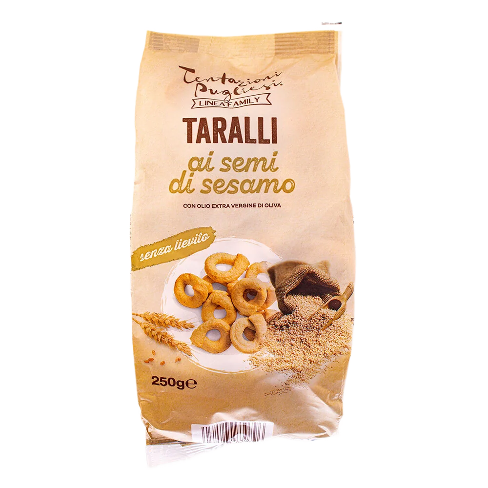 Таралли "Tentazioni Pugliesi" с кунжутом 250гр Италия