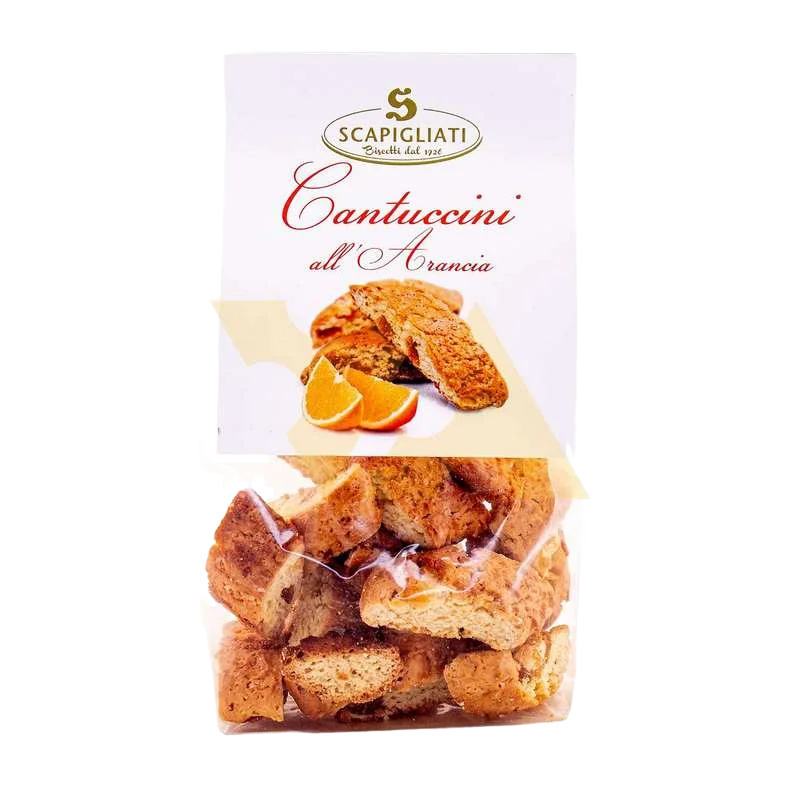 Кантуччини "Scapigliati" с апел. цукатами 150 гр Италия
