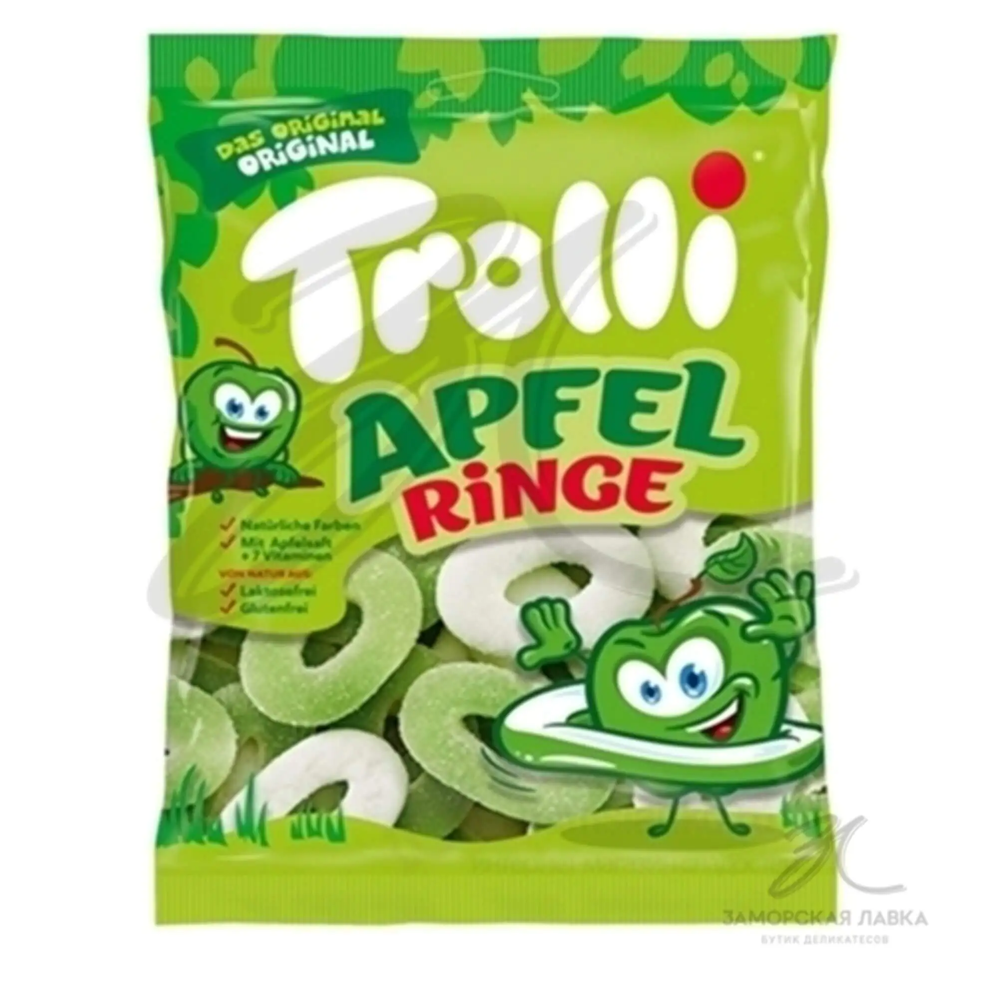 Мармелад "Trolli" Яблочные колечки 150 гр