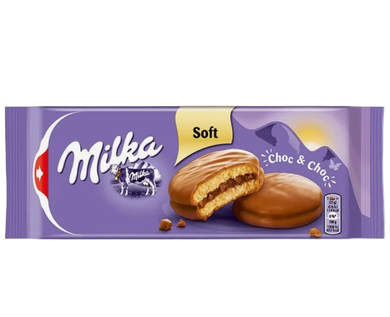 Бисквит "Milka" Choc & Choc 150г