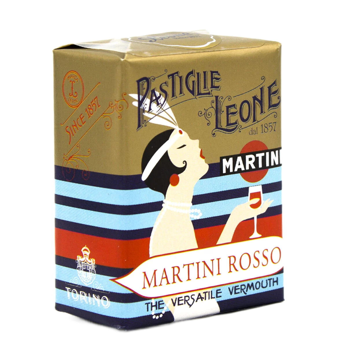 Конфеты "Leone" сахар.пастилки Мартини Россо 30г Италия