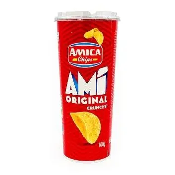 Чипсы "Amica" картофельные с классическим вкусом туба 100гр Италия