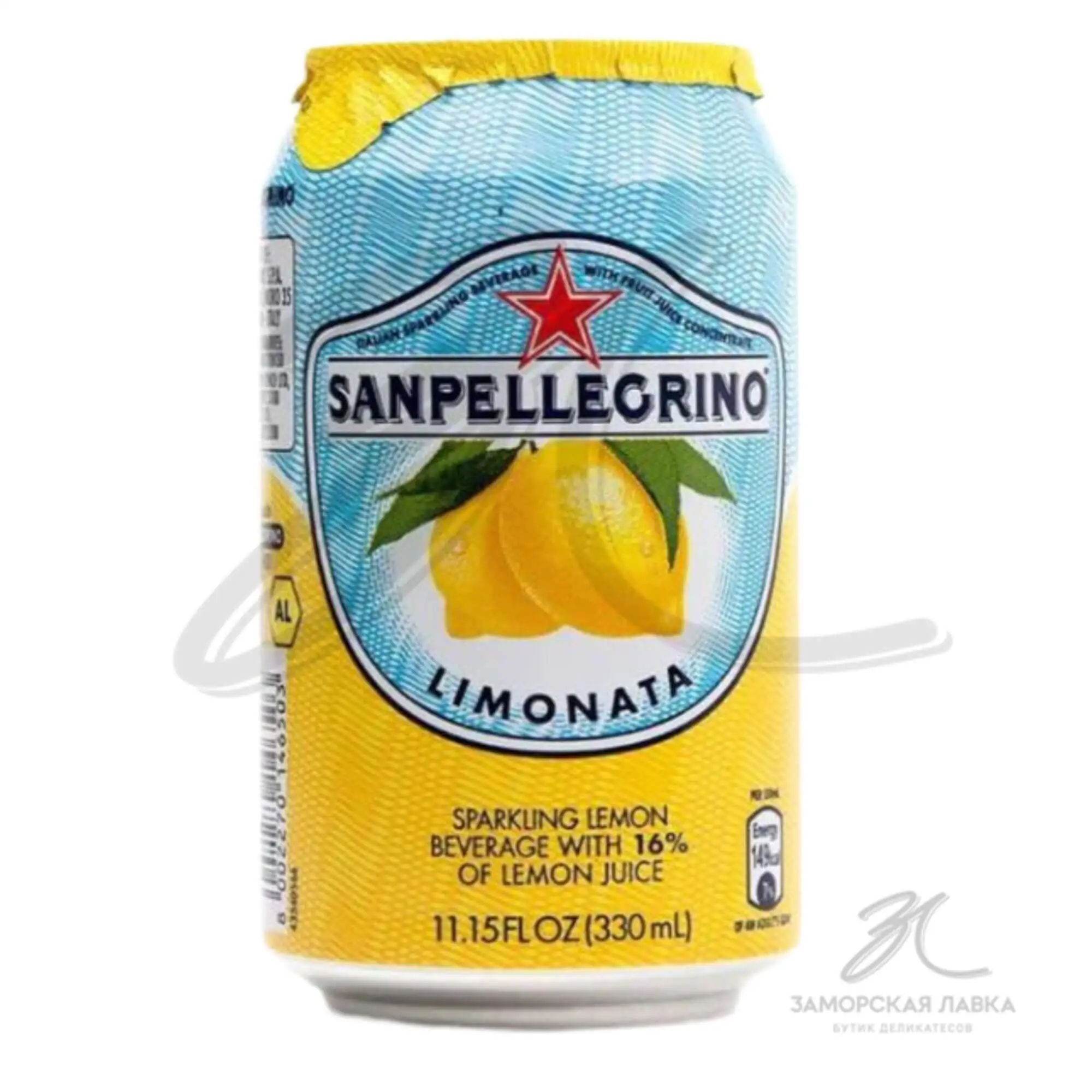 Напиток "Sanpellegrino" лимон безалкогольный газ ж/б 330 мл Италия