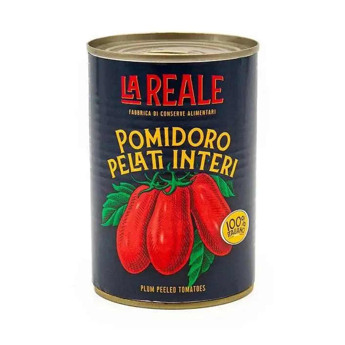 Томаты "La Reale" очищенные ж/б 400гр Италия