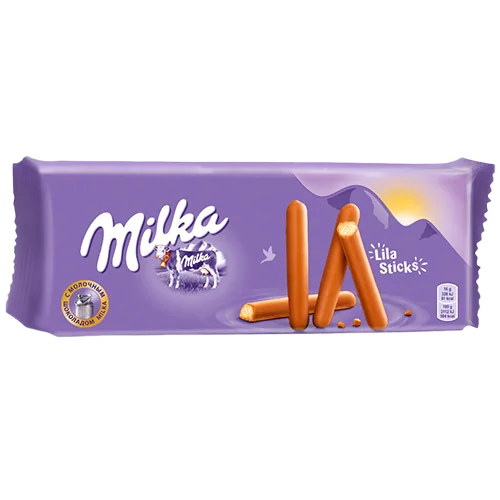 Печенье "Milka Lila Stix" 112гр