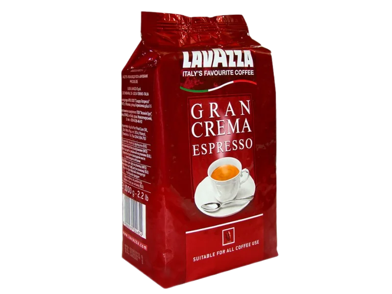 Кофе "Lavazza" Gran Crema в зернах 1кг Италия