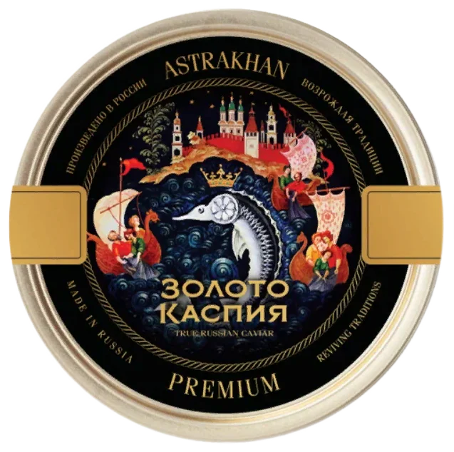Икра осетровая "Золото Каспия" премиум 100 гр 
