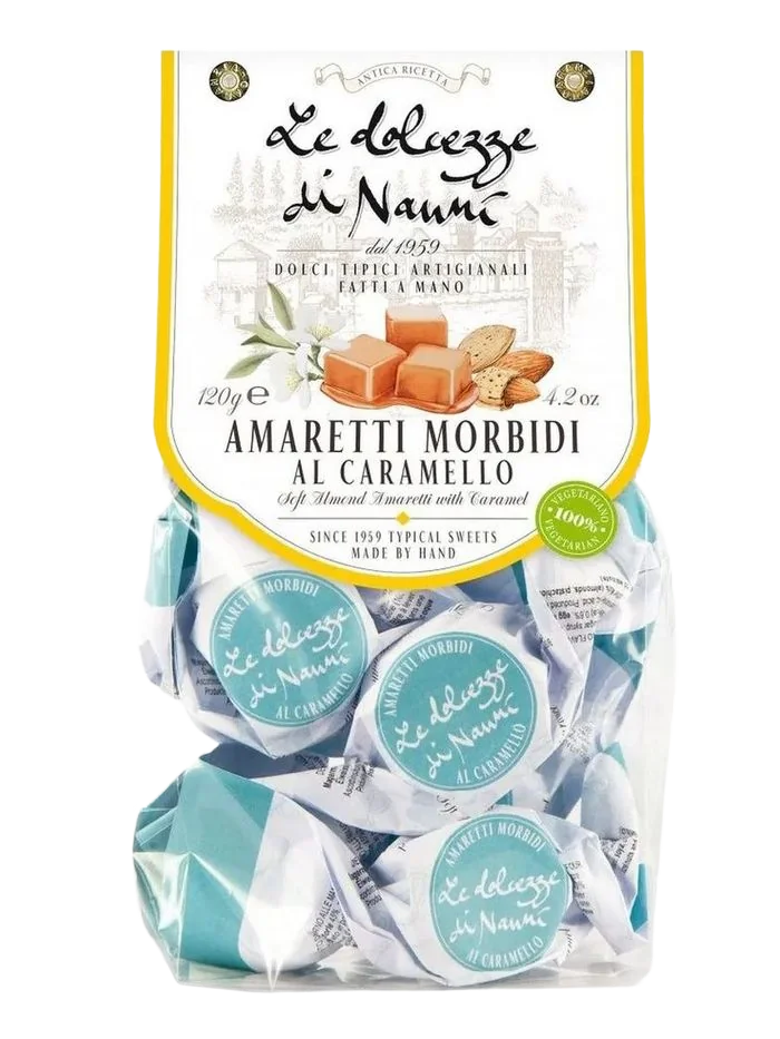 Амаретти"Le Dolcezze di Nanni" с карамелью 120 гр Италия