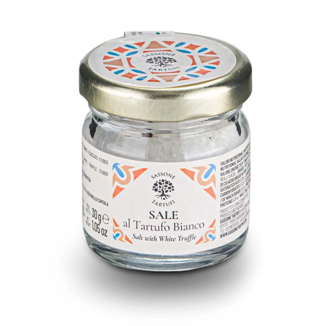 Соль "Sassone Tartufi" с белым трюфелем 120гр Италия