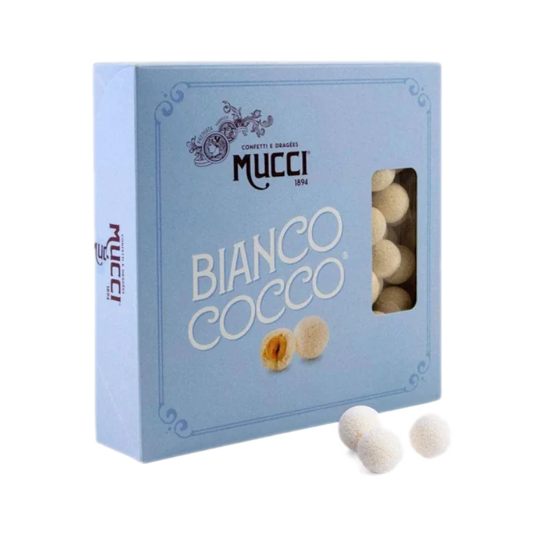 Драже "Mucci" кокосовые с орехом 500гр Италия