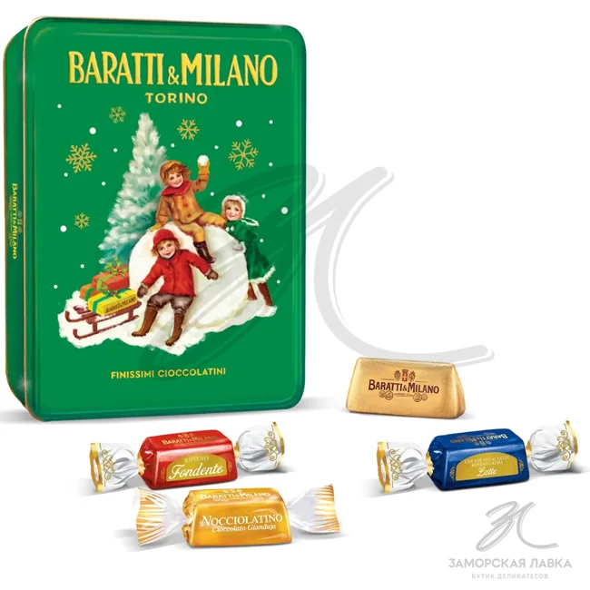 Конфеты "Baratti&Milano" Чоколатини Пралине шоколадные ассорти ж/б 300 гр 