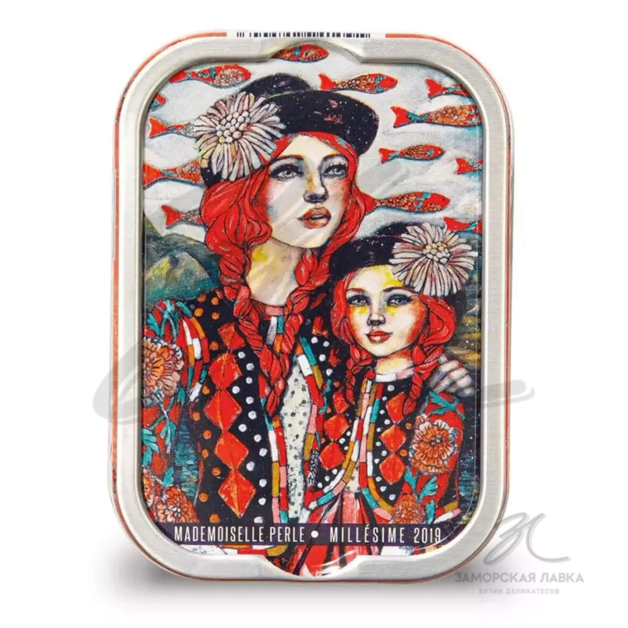 Сардины "La Perle des Dieux" в оливковом масле 2019 Mademoiselle Perle ж/б 115 гр