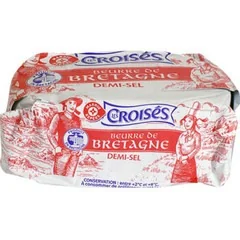Масло "Les Croises" сливочное слабосоленое 80% 250гр