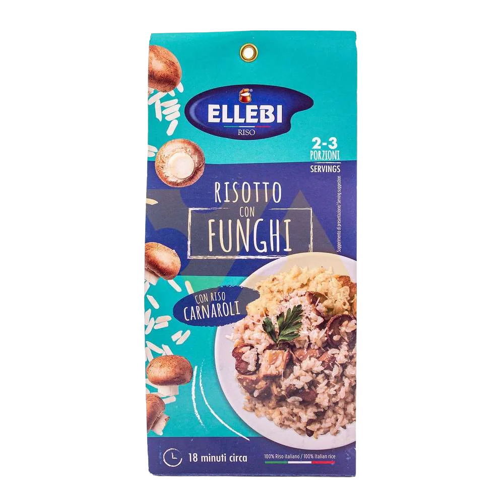 Ризотто "Ellebi" с грибами 175гр Италия