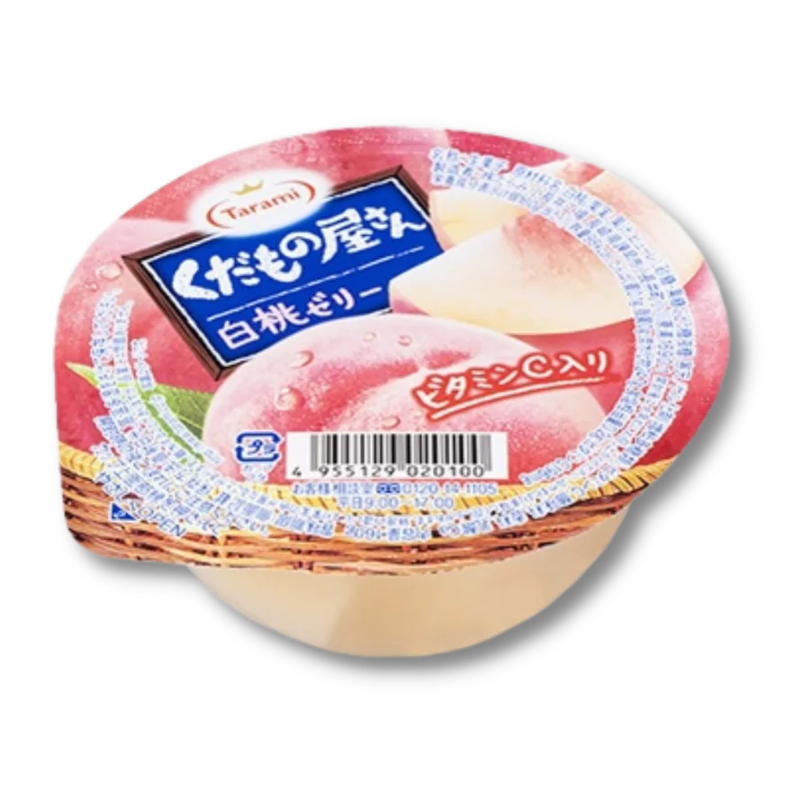 Желе фруктовое "Tarami" с белым персиком 160г Япония