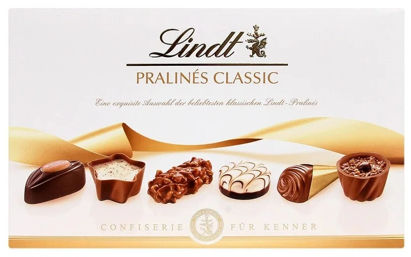 Конфеты "Lindt" Pralines classic 200гр 