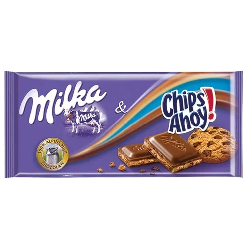 Шоколад "Milka Crips Ahoy" 100гр