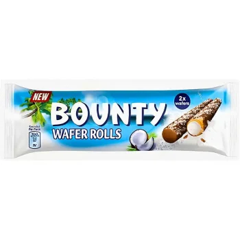Вафли "Bounty" трубочки 22,5 гр