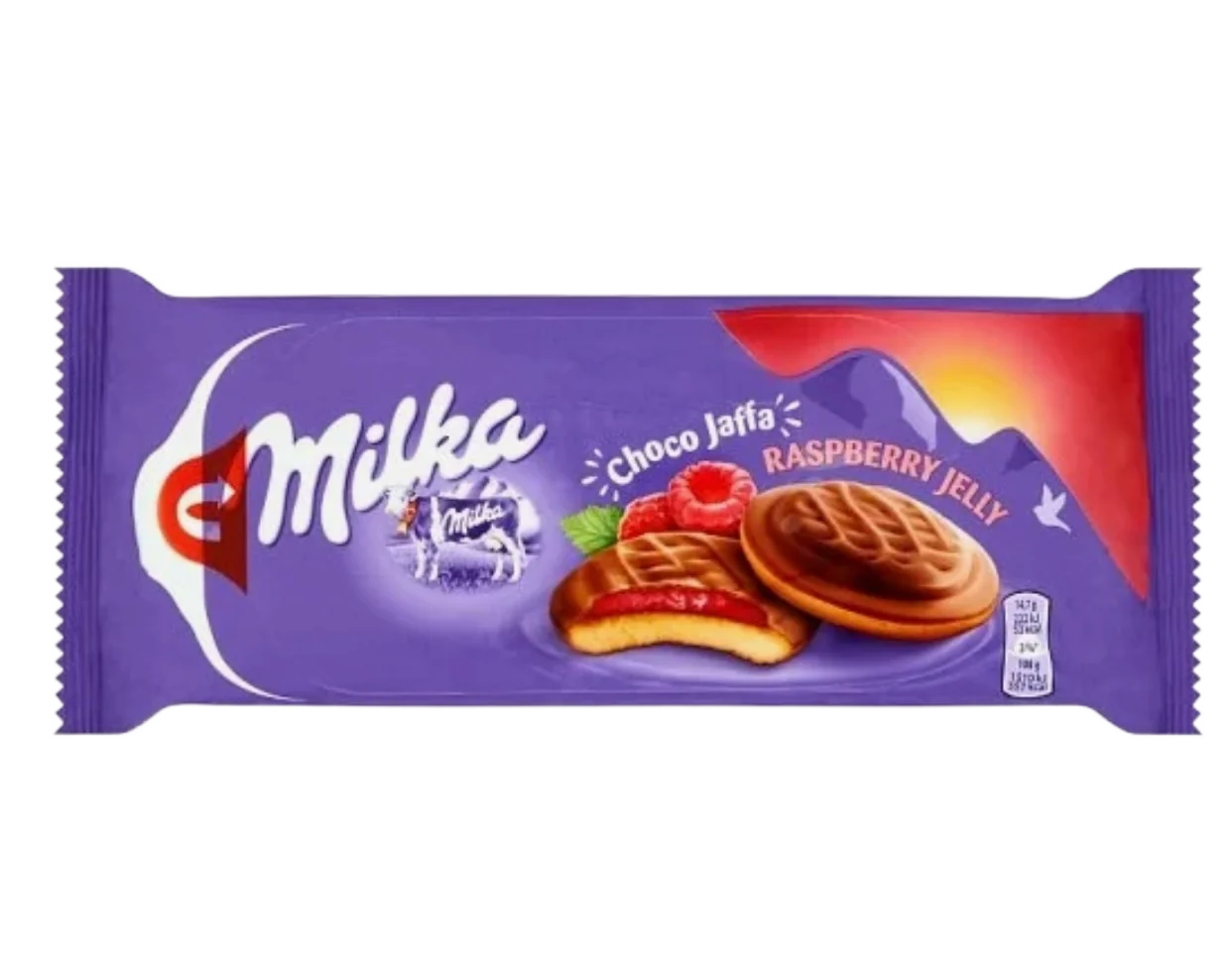 Печенье " Milka Raspberry jelly" 147 гр 