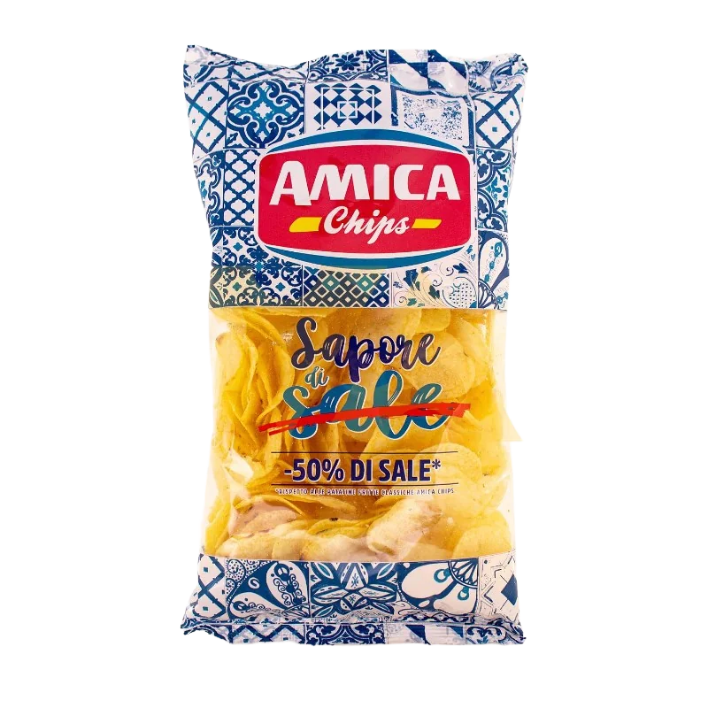 Чипсы "Amica" с пониженным содержанием соли 175гр Италия
