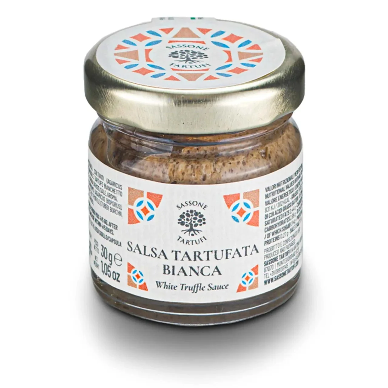 Соус "Sassone Tartufi" из белого трюфеля 2% 80гр Италия