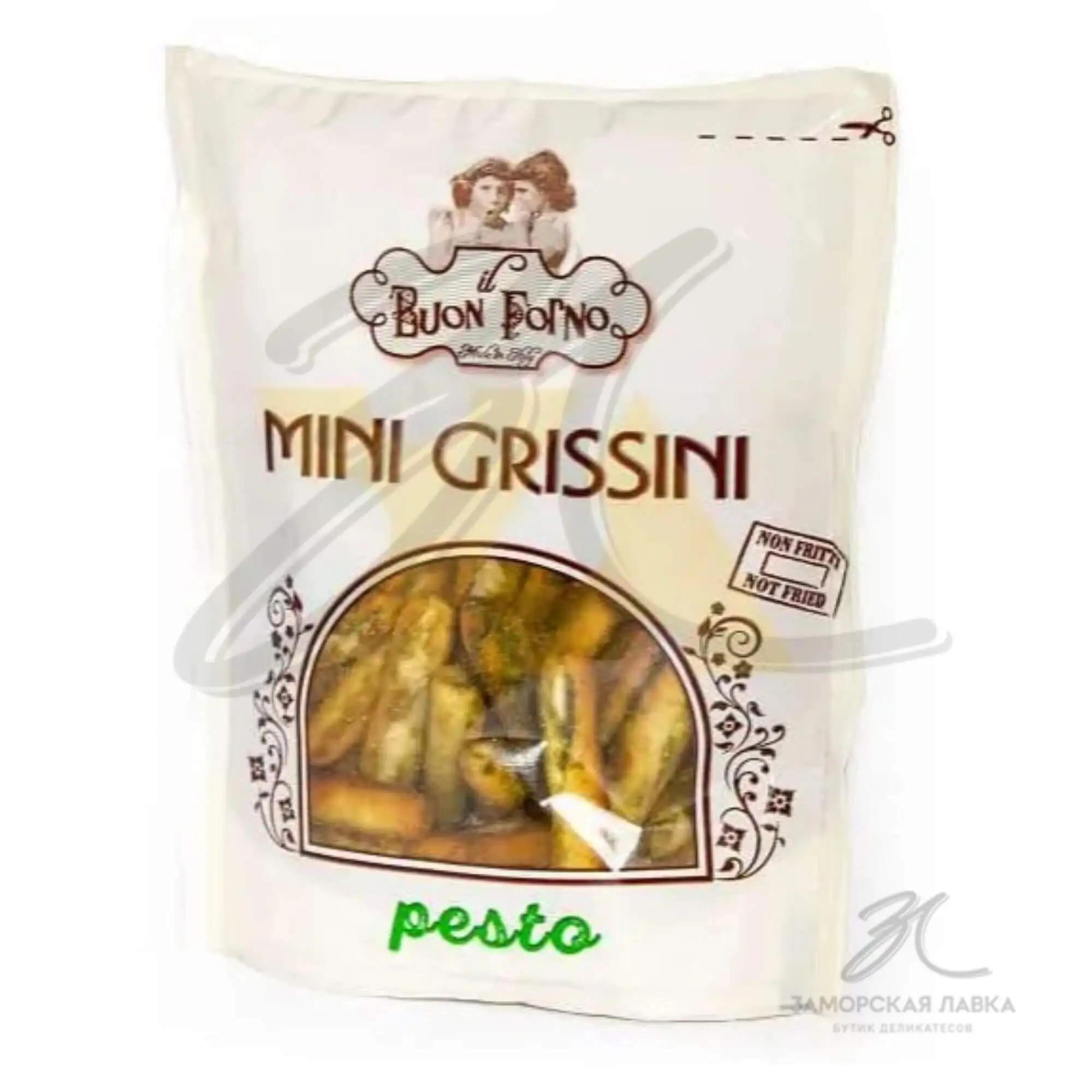 Гриссини "Buon Forno" мини со вкусом песто 100 гр Италия