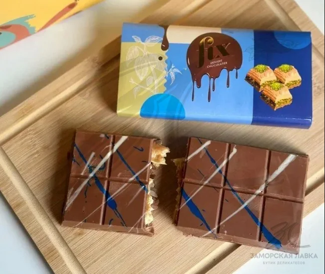 Дубайский шоколад "Fix" со вкусом пахлавы 200гр
