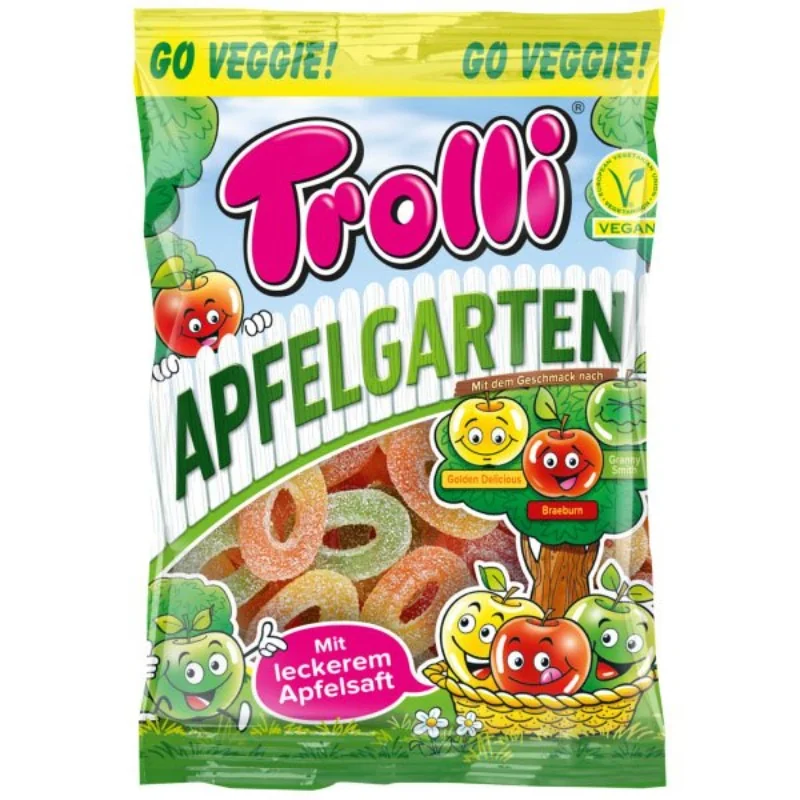 Мармелад "Trolli" Яблочный сад 150гр Германия