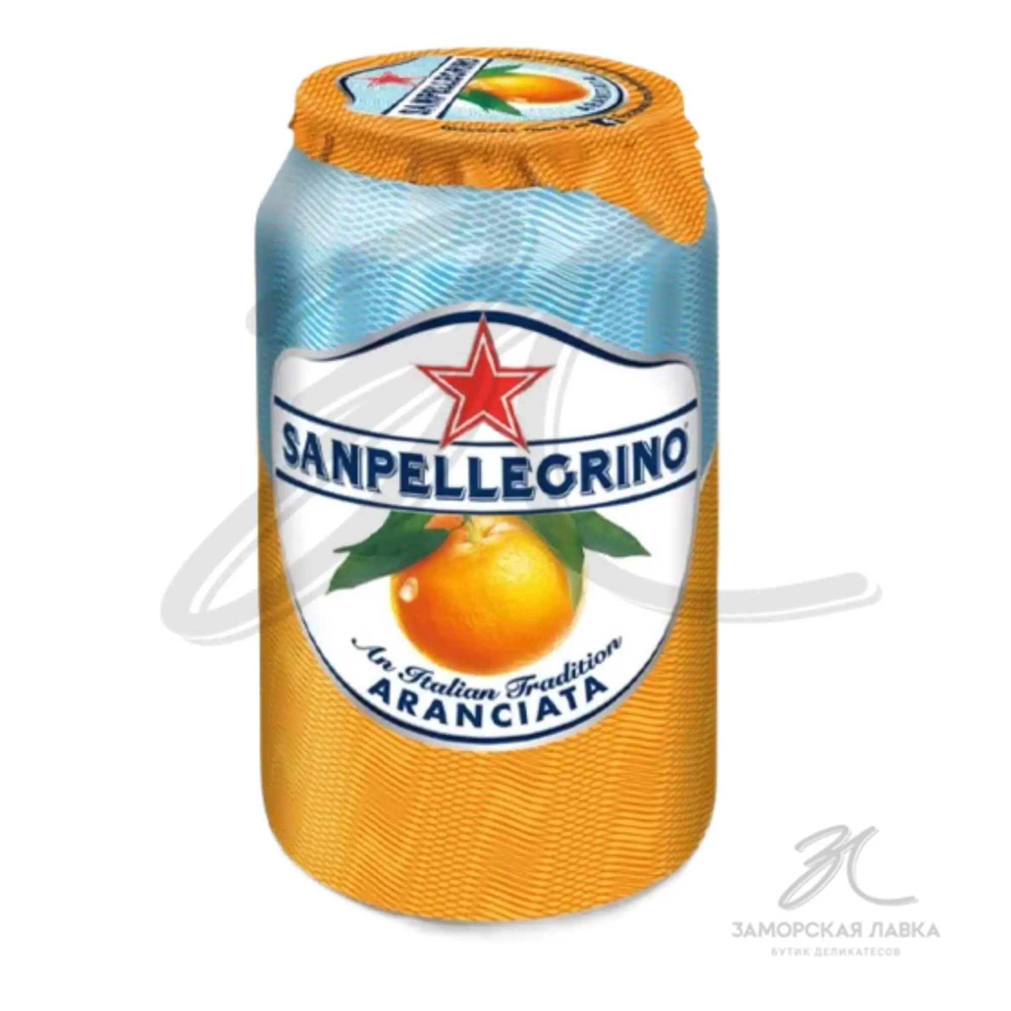 Напиток "Sanpellegrino" апельсин безалкогольный газ ж/б 330 мл Италия 