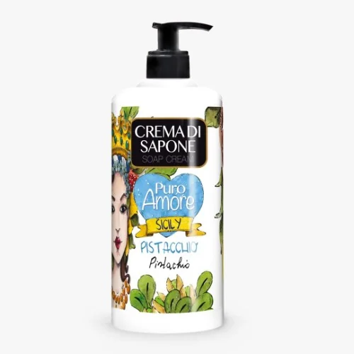 Крем-мыло "Puro Amore" с фисташками 500 мл Италия