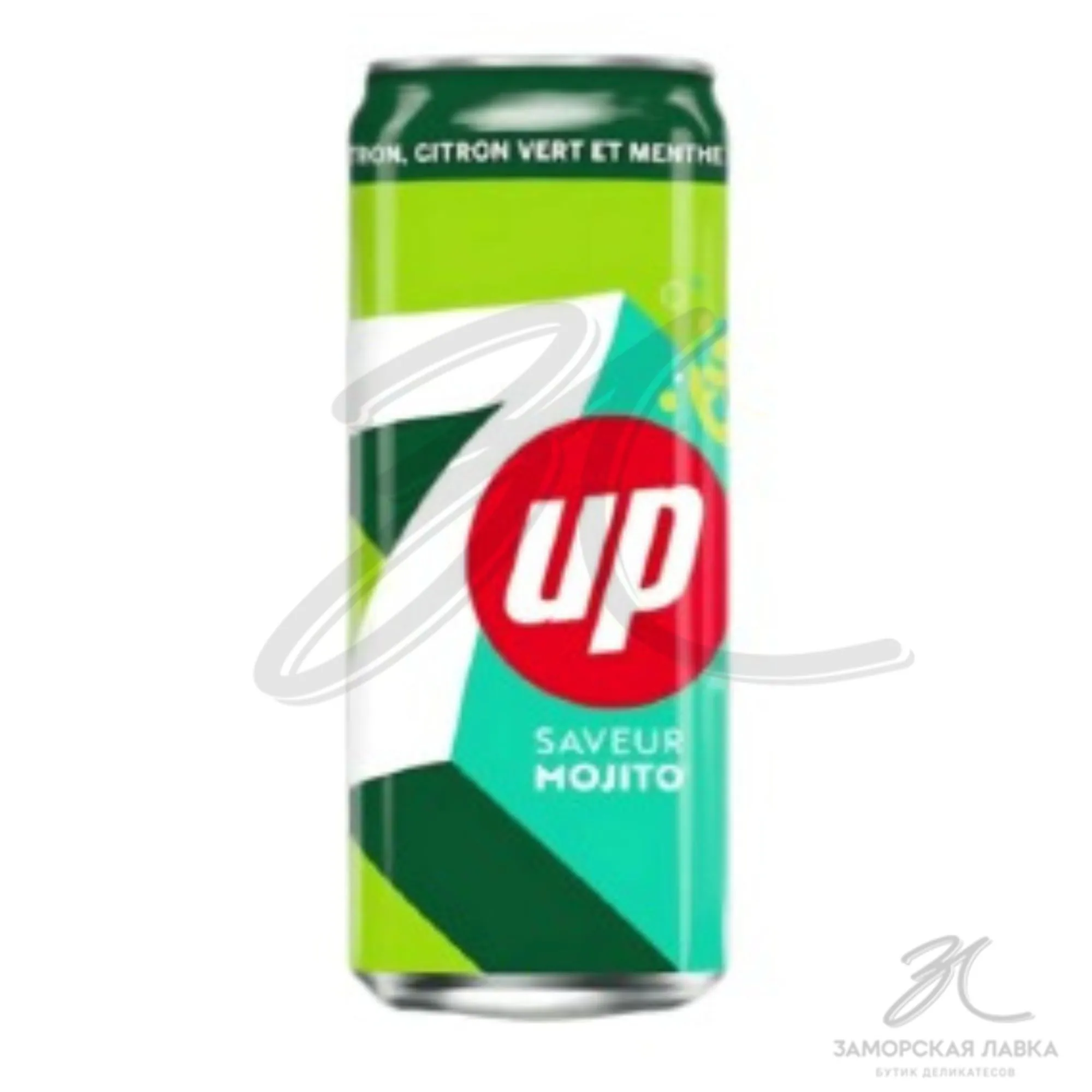 Напиток "7Up" Mojito безалкогольный газ ж/б 330 мл 